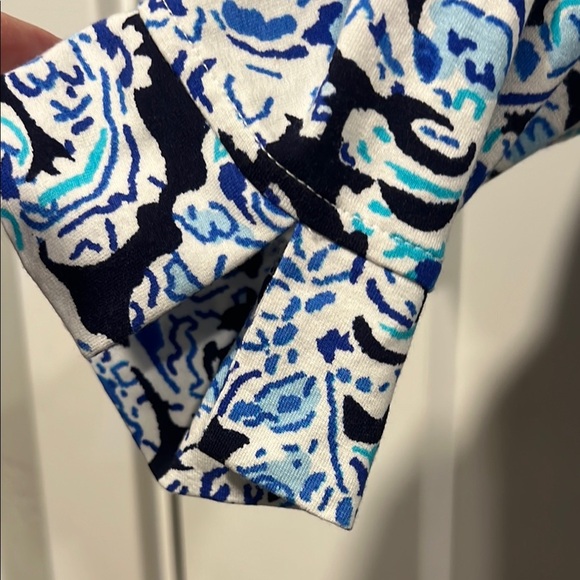 Cynthia Rowley Floral Blue and White Top - Picture 5 of 6